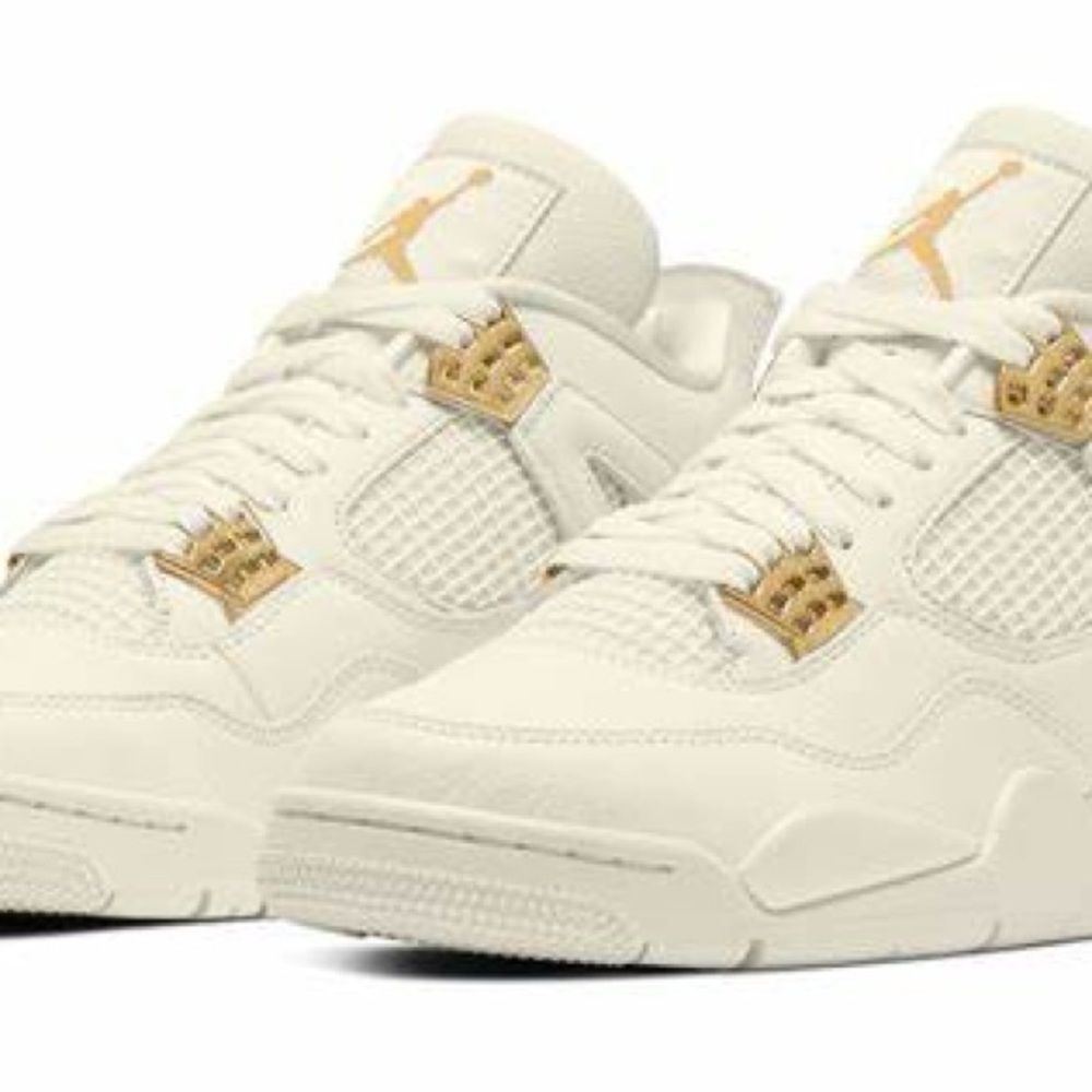 Nike Women's Sneakers in Cream and Gold - BRAND NEW-NEVER WORN